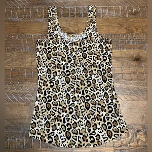 No Boundaries Leopard Print Tank Top - very soft